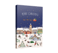 Pooch-themed dog advent calendar, angled view, cut out on a transparent background