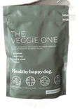 The Veggie One digestion aid bag for dogs, cut out on a transparent background